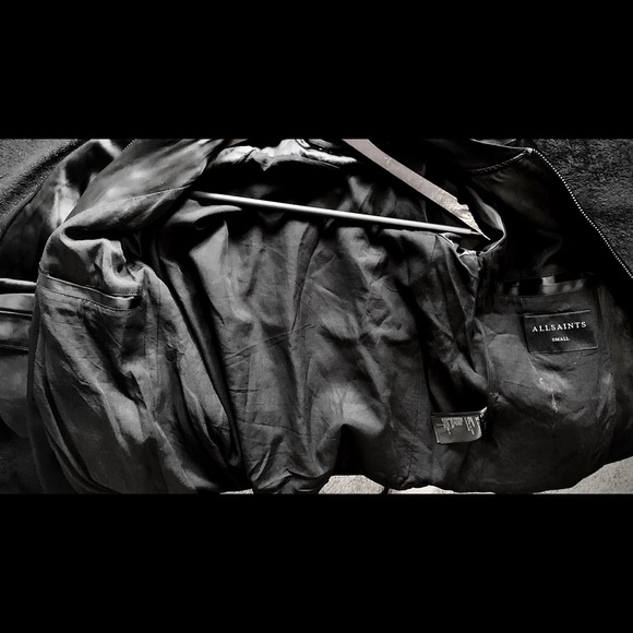 AllSaints Yuki Bomber Jacket -small - Picture 6 of 7